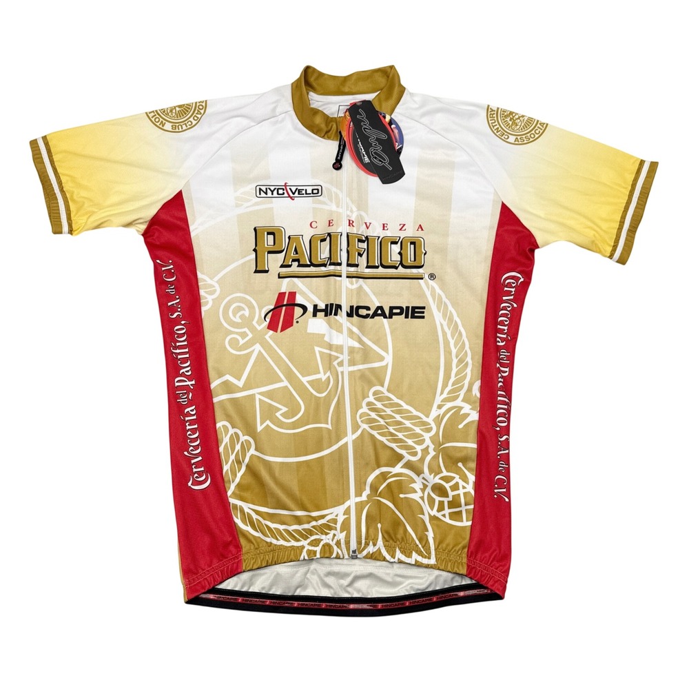Hincapie Cycling Jersey Mens Size 2XL Cerveza Pacifico Beer Short Sleeve NEW